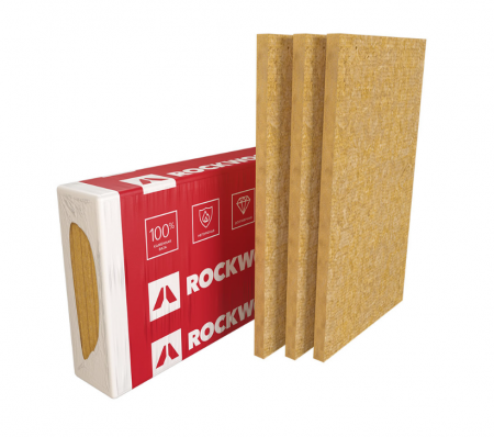 Минеральная вата Rockwool Руф Баттс В Оптима 160 кг/м3 1000х600х50 мм х 4 шт (0,12 м3/упак; 2,4 м2/упак), упак